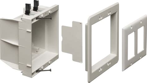 arlington industries single and dual gang recessed electrical boxes|Arlington Industries DVFR2W.